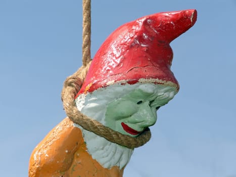 Life-weary garden gnome