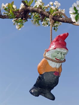 Life-weary garden gnome