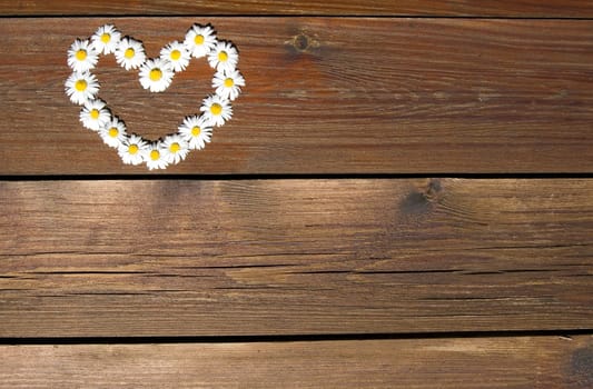 Heart of flowers