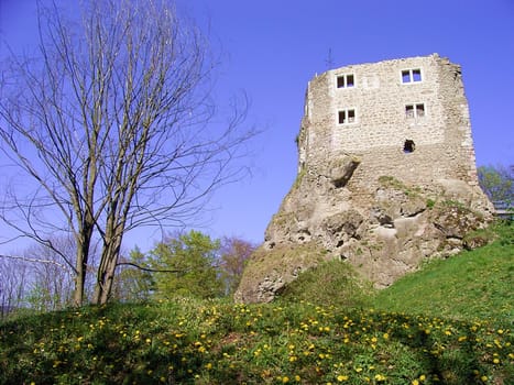 Castle ruins near Bad Liebenstein