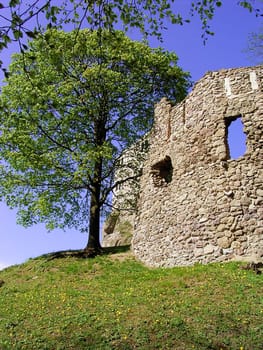 Castle ruins near Bad Liebenstein