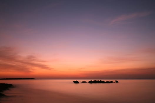 in the evening in Mexico