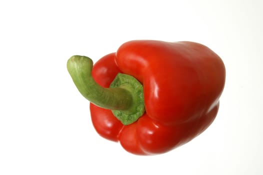 Red peppers,side view