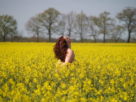 Andrea in rapeseed