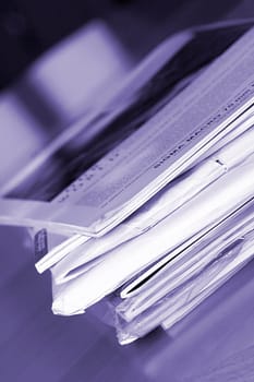 Stack of magazines