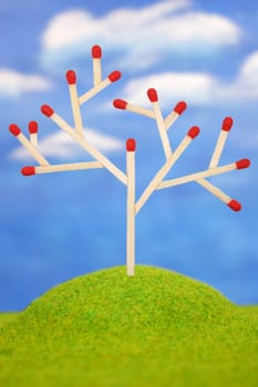 Baum am Hügel 2 D