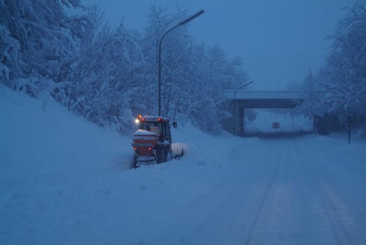 Snow and ice