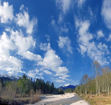 Alpine sky