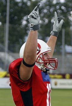 Here's how to celebrate a touchdown!