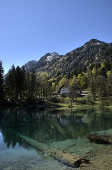 Mountain lake in the Allgäu