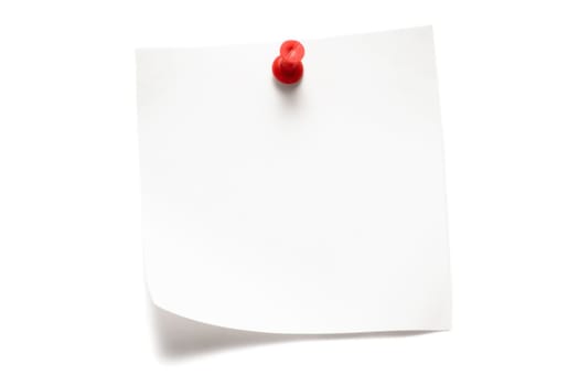 White sticky note