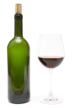Red wine place setting