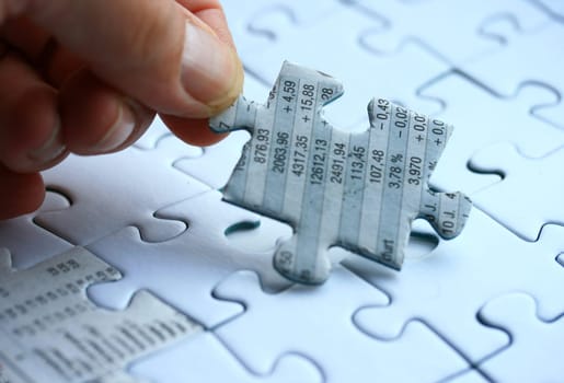 Stock market puzzle fit