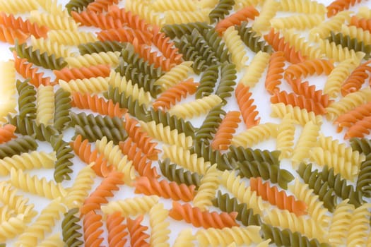 Colorful noodles