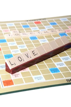 Scrabble - Love,go,together
