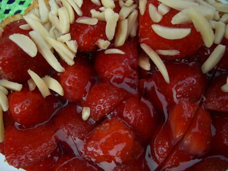 fresh strawberry cake