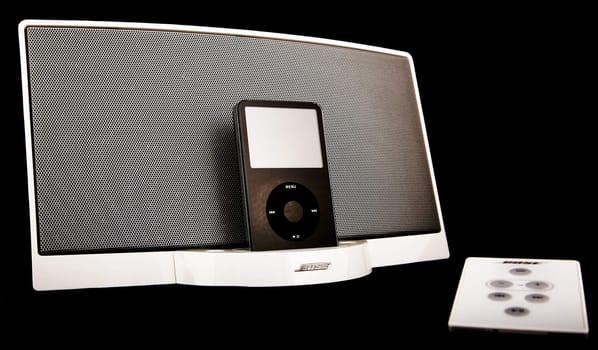 I can warmly recommend the Bose Sound Dock,a rich sound at its finest. The cheap ones,on the other hand,sound more like,let's say,a mailbox -)  LG Andi