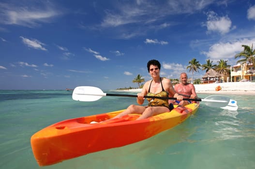 on the water