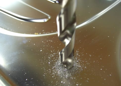 Drilling metal 03
