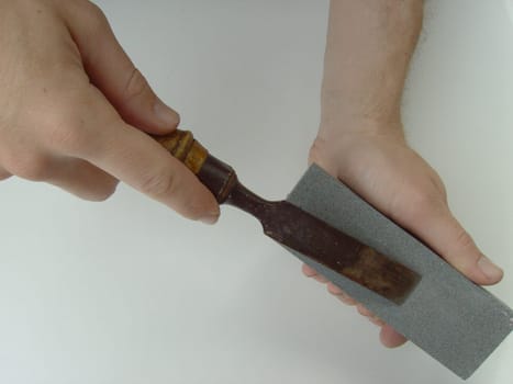Sharpening chisel 01