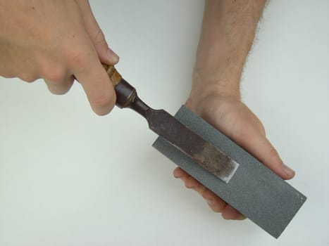 Sharpening chisel 02