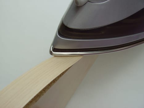 Ironing veneer 03