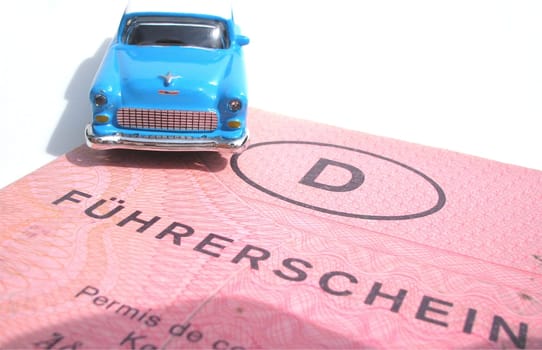 Oldie with driver's license