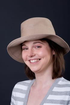Sabine with hat