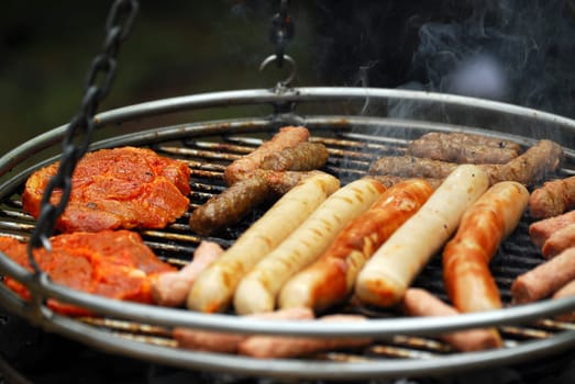 Round grill