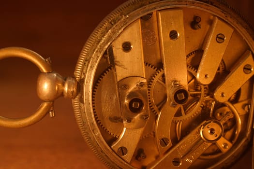 Detail of an old clock