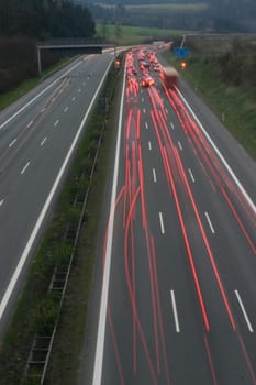 (Highway or motorway or turnpike or autobahn) and lane