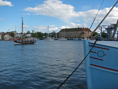 harbour or harbor or port ship