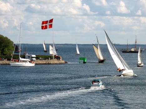 Entrance to the Danish port of Sønderborg
