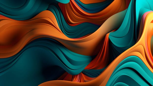 abstract teal-orange background and wallpaper. Not based on any actual person, scene or pattern.