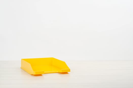 yellow storage compartment