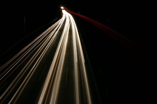 Highway at night