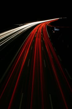 Highway at night