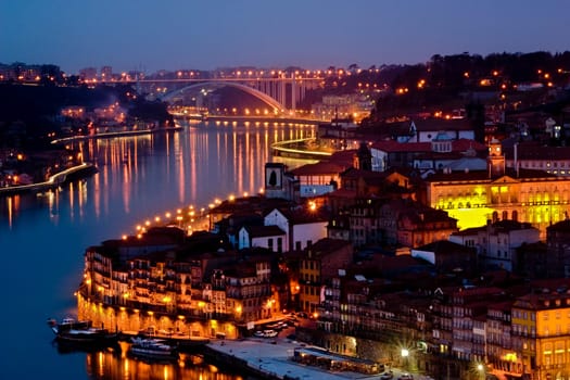 blue hour in Porto