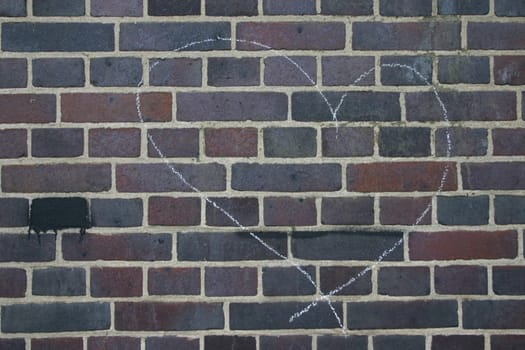 Heart on the wall