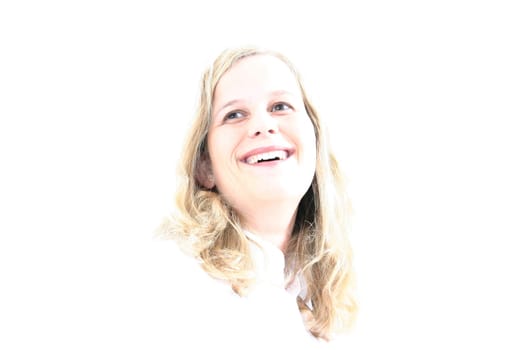 young woman laughing