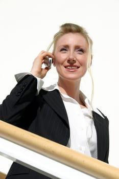 Woman with mobile phone