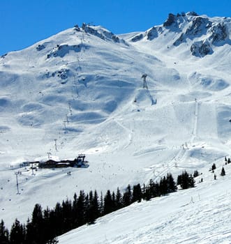 Ski slopes Curchevel,France
