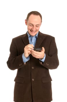 laughing businessman