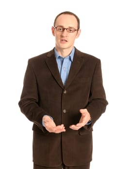 young man with glasses