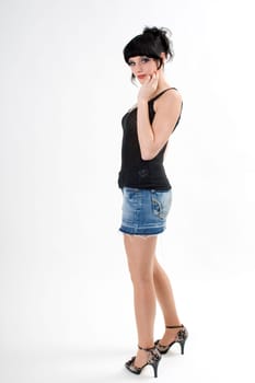 Annie in a skirt