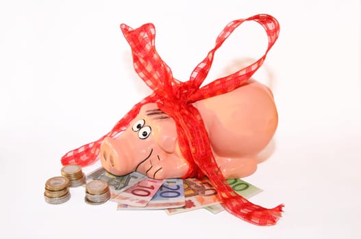 Money in the piggy bank