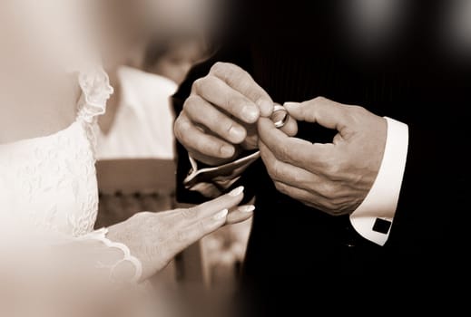 I think the ring change is quite an exciting moment at every wedding......!:-)