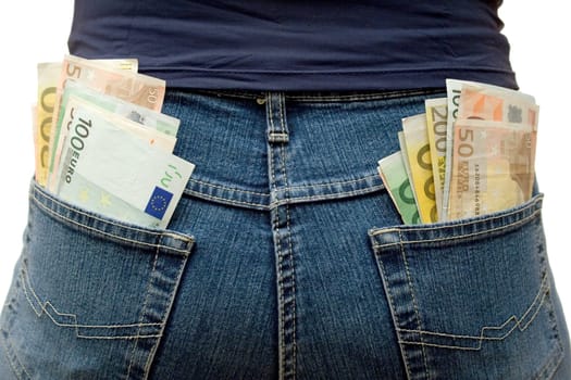 Pockets full of money