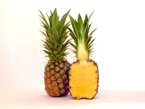 one and a half pineapples