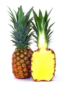 one and a half pineapples
